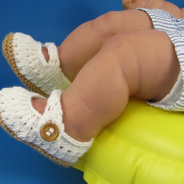 Baby Simple Lace Pattern Sandals