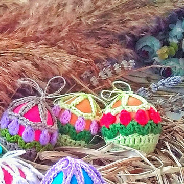 Flower Decor For Easter Eggs