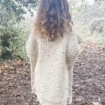Winter walks crochet poncho