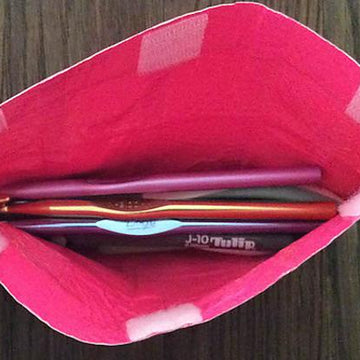 Fantail Pencil (Or Crochet Hook) Case