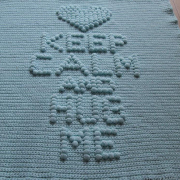 Keep Calm Baby Blanket