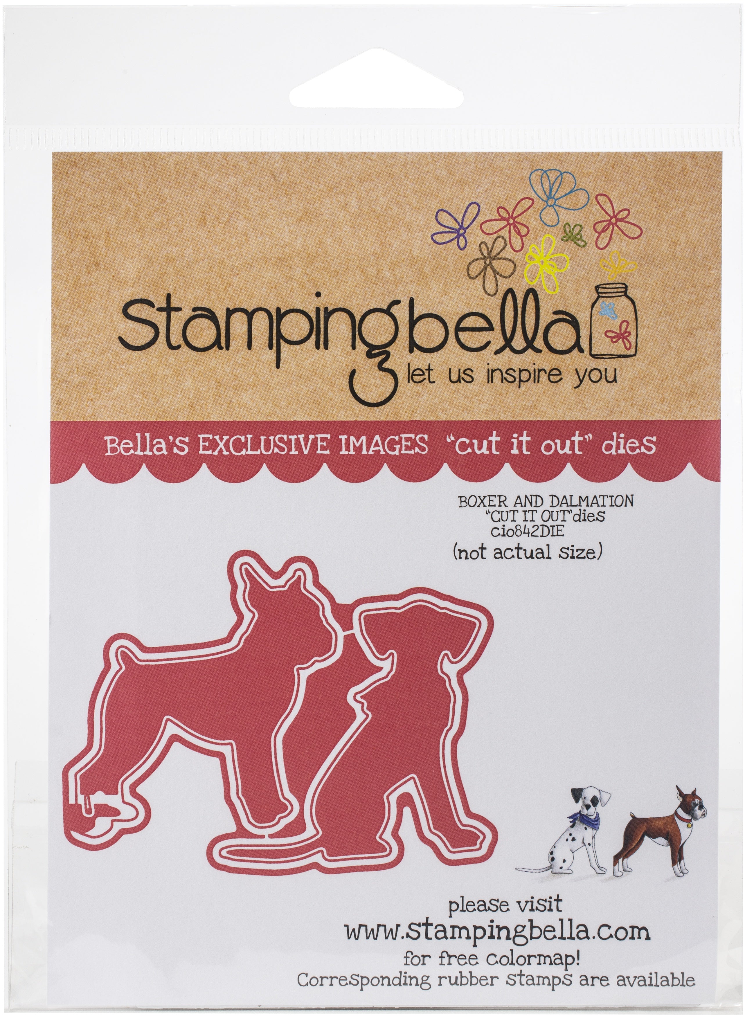Stamping Bella Cut It Out Dies - Boxer & Dalmatian