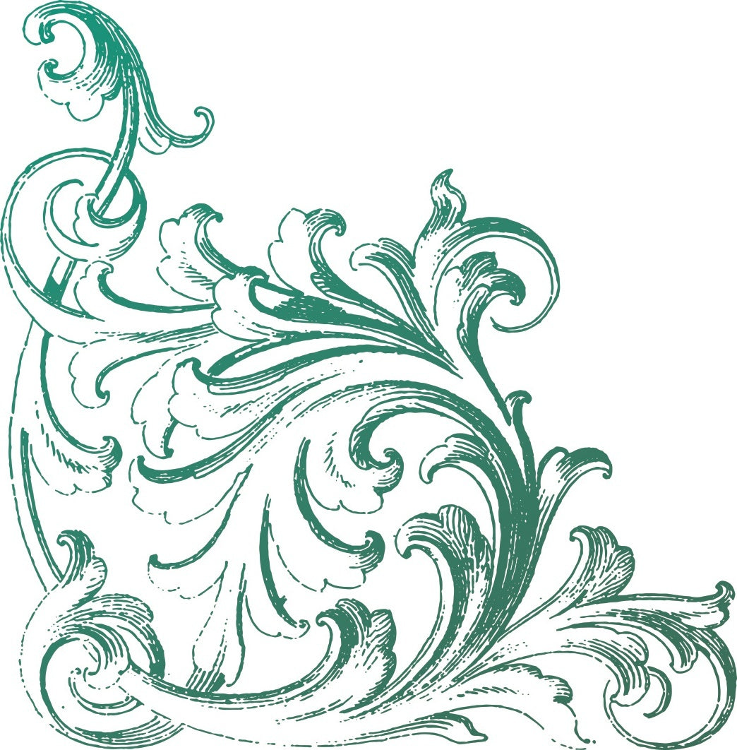 Artdeco Creations Couture Creations Naughty Or Nice Mini Stamp - Cornice 1.9"X1.9"