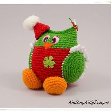 Amigurumi Christmas Owl