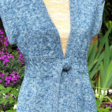 Gilet with Tie Front