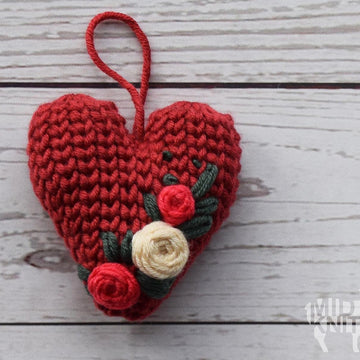 Embroider My Heart Ornament (2018006)