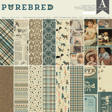 Authentique Paper Authentique Collection Kit 12"X12" - Purebred