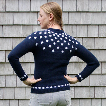 Polka Dot Crew Neck