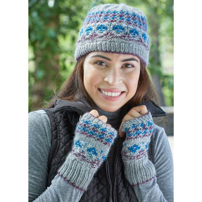 1036 Parrish - Hat and Gloves Knitting Pattern for Men and Women in Valley Yarns Sunderland