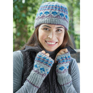 1036 Parrish - Hat and Gloves Knitting Pattern for Men and Women in Valley Yarns Sunderland