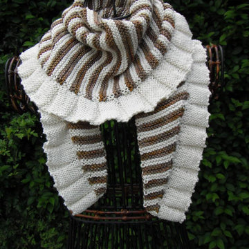 Ruffled Edged Shawl