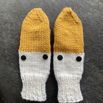 Sleeping Goose Mittens