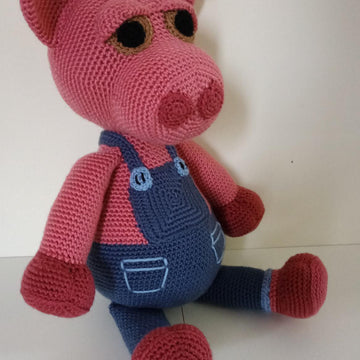 Crochet Amigurumi Toy Pig Pattern - Ziggy the Piggy