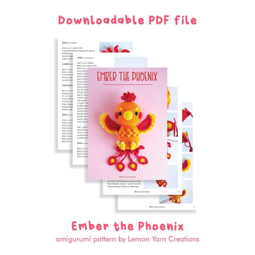 Ember the Phoenix Crochet Pattern