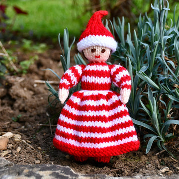 Heidi - Christmas Elf Folk Doll Knitting Pattern