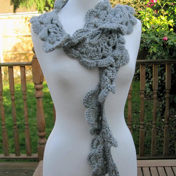 Anesha Crochet Lace Scarf