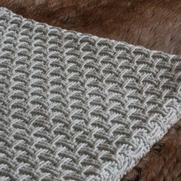 Hessian Baby Blanket