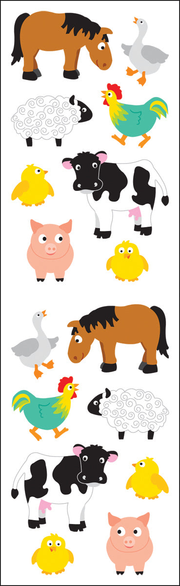 Mrs. Grossman's Stickers - Farm Animals