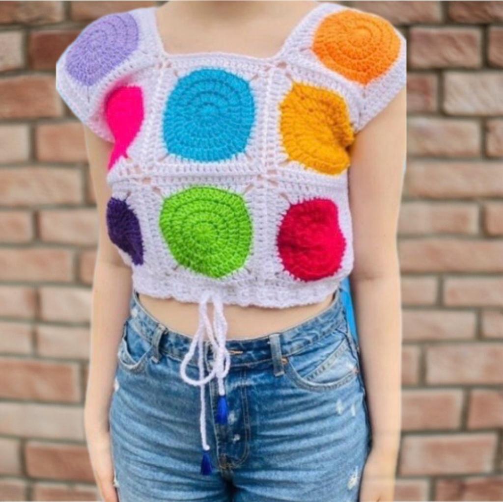 Sun Crochet Top