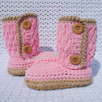 Buttoned Toddler Booties