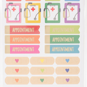 Paper House Life Organized Functional Stickers 2/Sht - Doctor