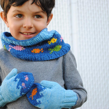 Fish in the Sea Mittens