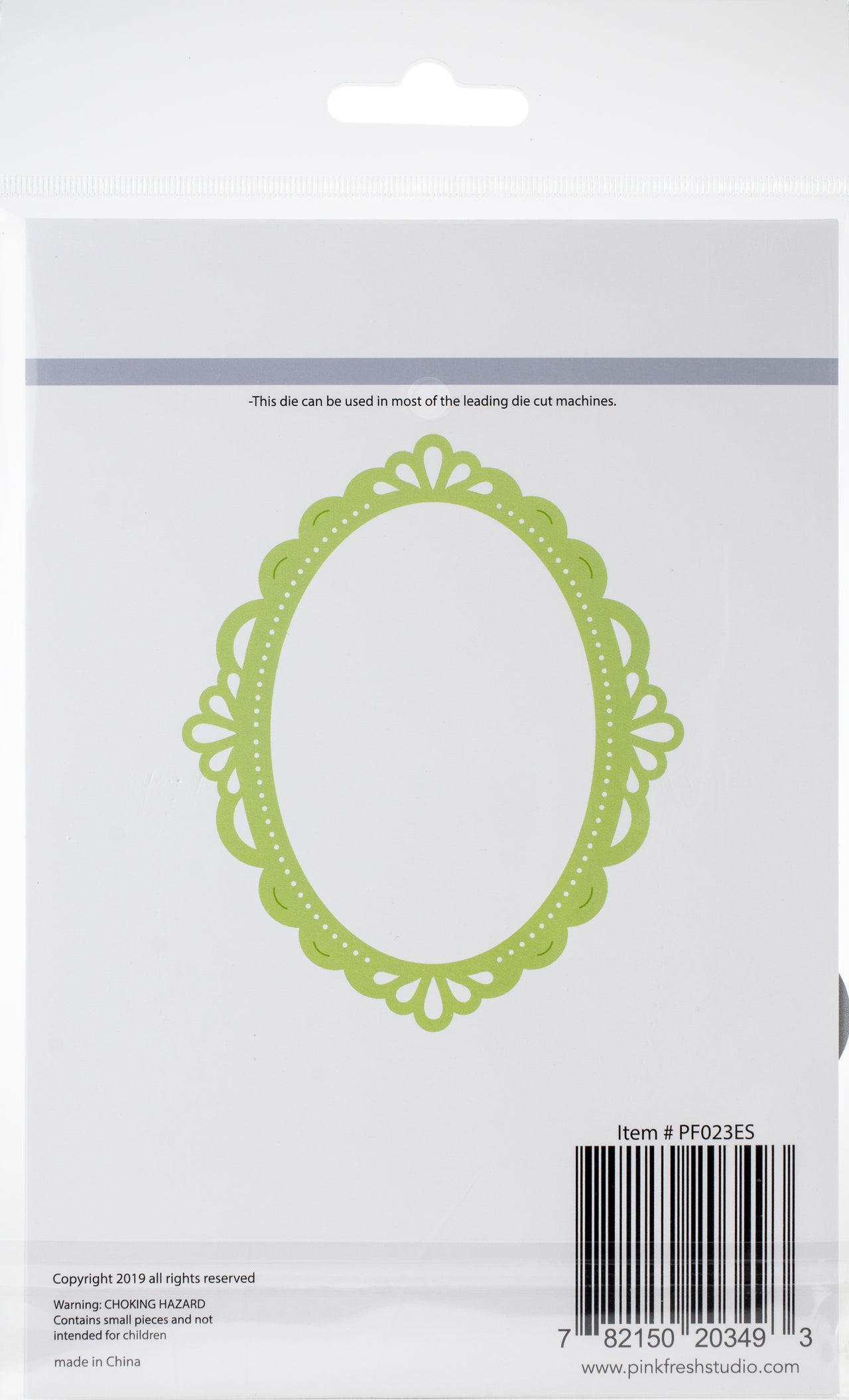 Pinkfresh Studio Essentials Die - Ornate Oval Frame
