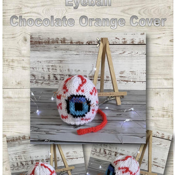 Eyeball Chocolate Orange Cover Knitting Pattern