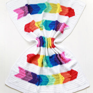Rainbow Road Blanket