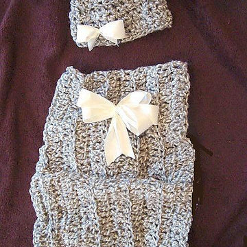 333, ROSE-BUD, COCOON AND HAT SET
