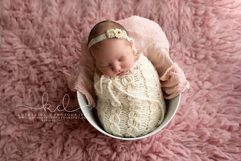 Faux Cables Snuggle Sack