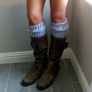 Chunky Cable Knit Boot Cuff Pattern