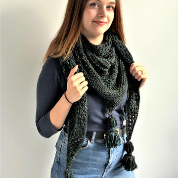 'Moonlit Sea' Scarf Shawl
