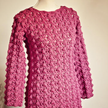 Ladies Popcorn Sweater