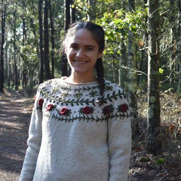 Boho Wreath Sweater