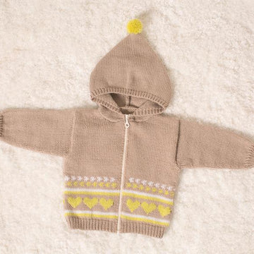 Babies Hooded Jacket in Bergere de France Ideal - 71136-364 - Downloadable PDF