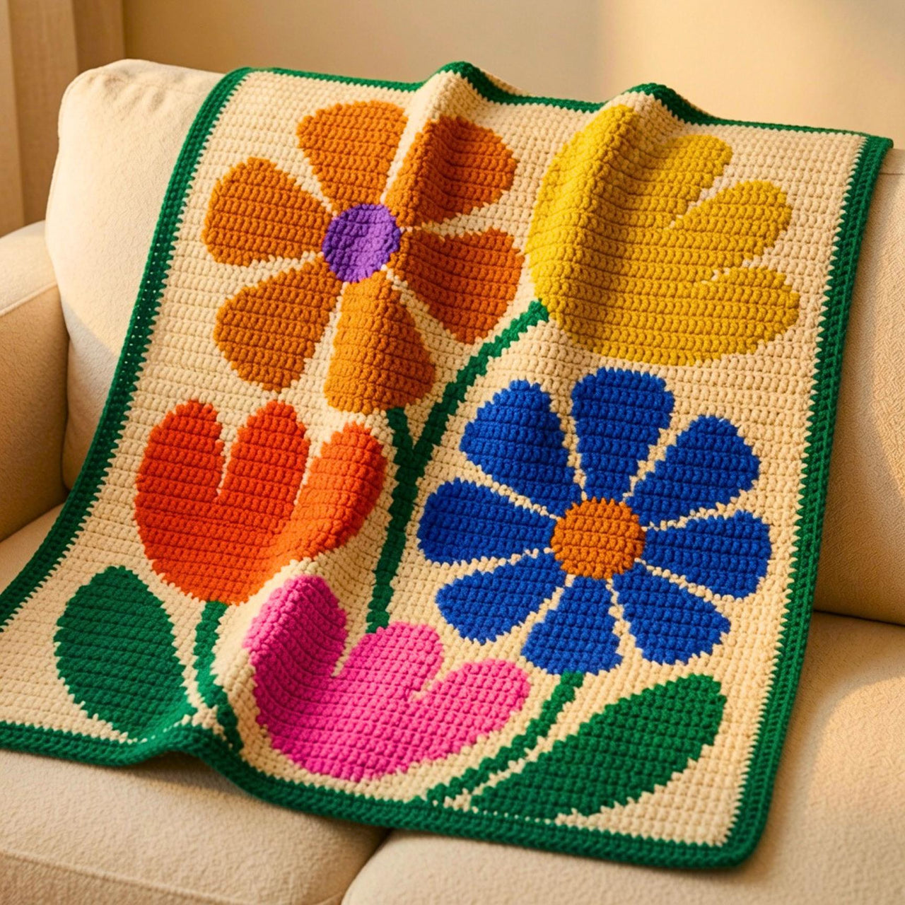 Wildflower Baby Blanket