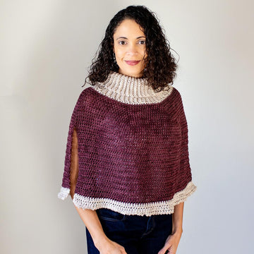 A Stunning Capelet Poncho
