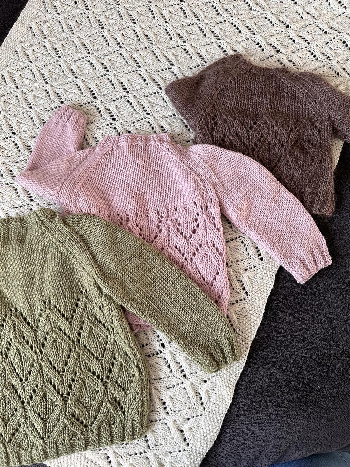 Falling Leaves Baby Cardigan