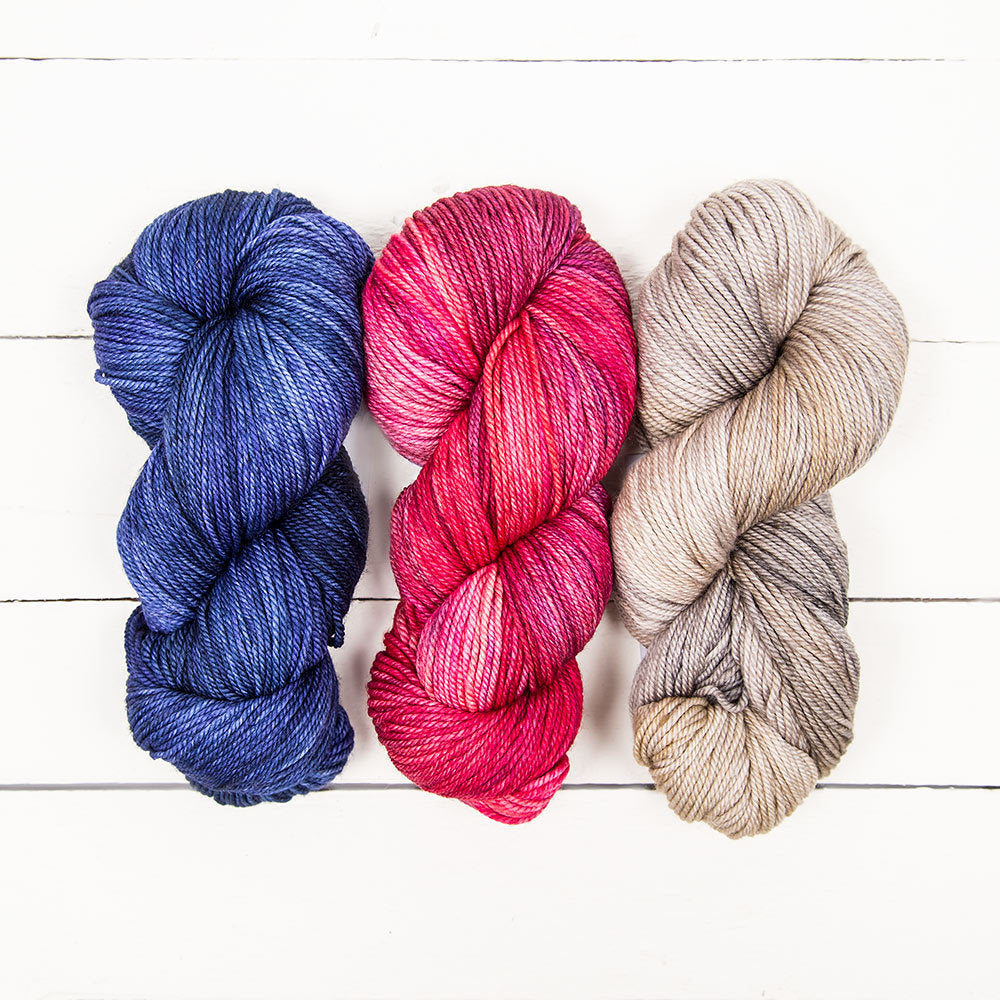 The Yarn Collective Bloomsbury DK 3 Skein Colour Pack