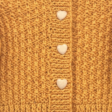 Jennifer Baby Cardigan 16" to 20" chest size. Approx 0-9mths