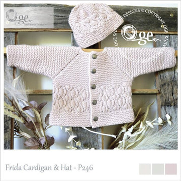 Frida Cardigan & Hat - P246