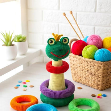 Stacking rings Rainbow Frog