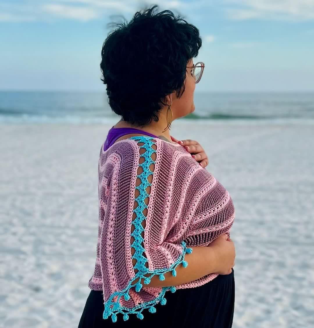 In love with chains Sweater top spring crochet pattern