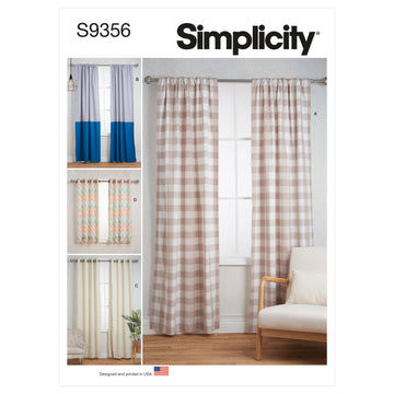 Simplicity Curtains S9356 - Sewing Pattern