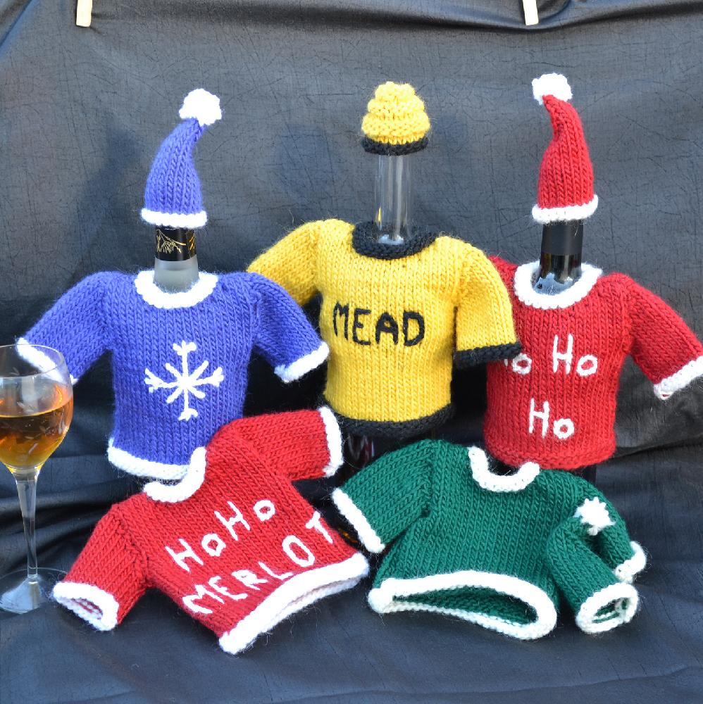 Wine Bottle Sweater