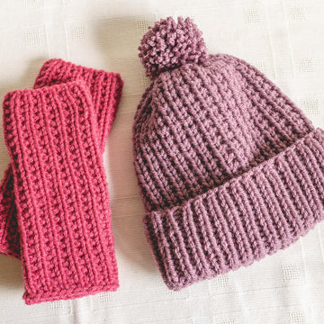 Broken Rib Beanie and Gloves