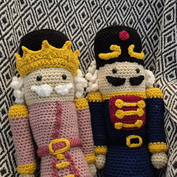 Nutcracker Pink Traditional Christmas Doll Dolls Crochet Amigurumi