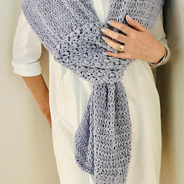 ITS A WRAP SLIP KNOT SUMMER SHAWL