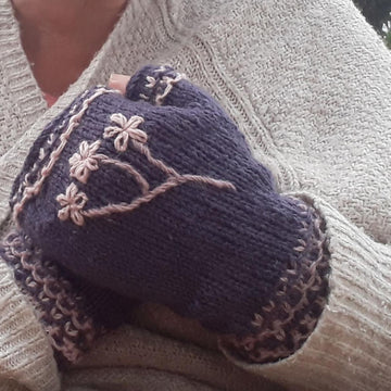 Blossom Fingerless Gloves